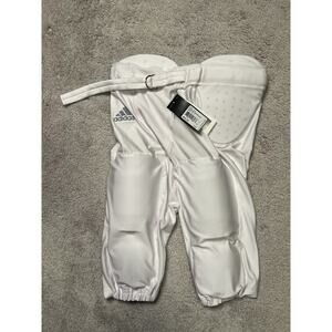 Adidas Football Pants 690PA Integrated Pads Mens Sz Medium White